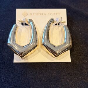 🌙 C726 Kendra Scott Gold Kaia Hoop Earrings